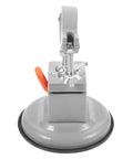 360 Degree Rotating Table Vise With Suction Cup Base Heavy Duty Metal Workbench Clamp, close-up of suction base and mechanism
