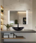 Tempered Glass Vessel Sink For Bathroom Oval Brown Above Counter Basin Dope Sleek Look With Faucet And Pop Up Drain Modern Vanity Countertop Bowl Durable Construction And Easy To Clean Finish