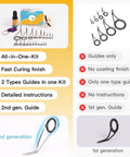 Top Notch Spinning Rod Guide And Tip Repair Kit Featuring Rock Solid Stainless Steel Eyelets with guides and epoxy.