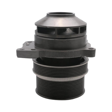 Heavy Duty Water Pump With Gasket Fits Cummins ISX15 QSK60 X15 ISX12 Engines, close-up view highlighting its robust construction.