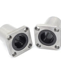 Beefy 25mm Flange Linear Bearing 5 Pack For CNC And 3D Printer Rods, Long-Lasting Wear-Resistant Parts With Heavy-Duty Load Capacity, Versatile For Textile, Food Packaging, Printing Machinery, And More. Two 25mm LMK25UU flange linear bearings