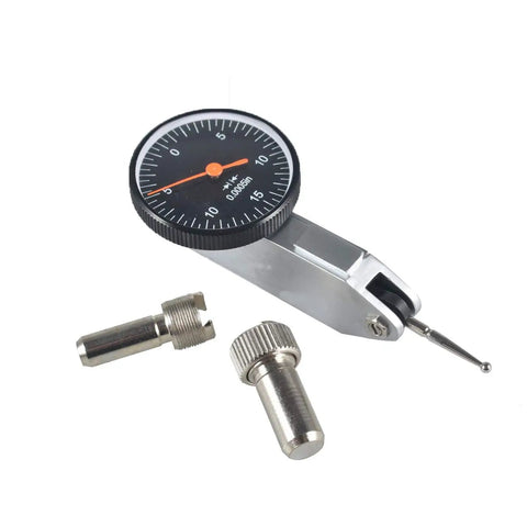 Pro Grade Dial Test Indicator.030 Inch Travel For Precise Machine Setup, Reading 0-15-0, 0005 Inch Graduation, 270 Degree Swivel