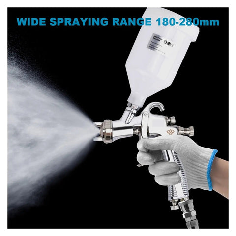 Slick Top Shelf Handheld Paint Sprayer With Hella Fine Atomization And Detachable Nozzle For Water Based Finish Coating on DIY projects.