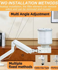 Top Shelf Desktop Vacuum Nail Dust Collector With Adjustable Stepless Suction And Bright Led Ring Ultra Quiet Salon Staple For quick installation methods and multi-angle adjustment.