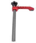 Bench Dog Clamp 19mm Fit Aluminum Alloy Dog Hole Clamp with Large Pressing Plate and Adjustable Screw, side view