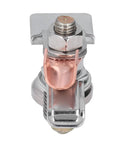 Mingzhe Heavy Duty Magnetic Welding Head With Crazy Strong 40kg Suction For Rock Solid Stability During Iron And Brass Grounding Works close-up view of copper and metal clamp.