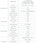 Specification sheet for 40m TOF Lidar Sensor With IP65 Weatherproof Tough Build For Drones And Robotics Dope 1 cm Resolution 100 Hz Frame Rate Pixhawk UART I2C IO Support High Accuracy Rangefinder For Precise Mapping
