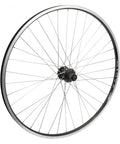 700C Disc Rear Wheel With Quick Release For Road Rides 36H 8 Speed Cassette Alloy Hub 6 Bolt Disc Black Machined Sidewall MSW