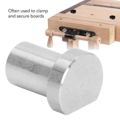 Stainless Steel Stop Dog Set 4 Pieces 19mm Desktop Peg Brakes For Woodworking And Planing, Fits Countertop Dog Holes Up To 19mm