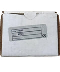 Front view of PA155 electric proportional valve packaging box, model PA155, serial 89324, CE mark.