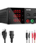 Beefy Benchtop DC Power Supply 100V 10A 1000W with Encoder Adjustable Knob and cables