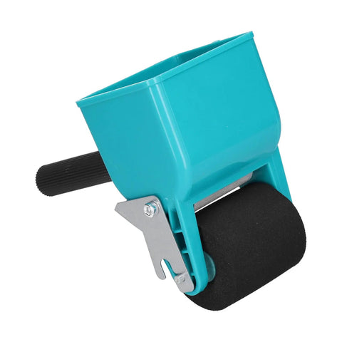 Game Changing Manual Glue Spreader And Applicator Roller that works like a charm on latex veneer adhesives, featuring a black foam roller.