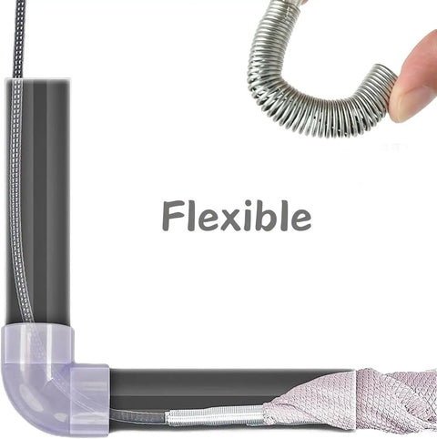 33 Inch Long Reach Drain Snake Hair Clog Remover Tool With Flexible Steel Grabber Claw For Sink Toilet Shower Bathtub Kitchen And Sewer Easy Unclogging Of Hair Debris And Blockages