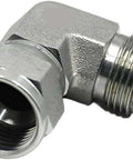 Heavy Duty Hydraulic Pipe Nipple Elbow 3715058500 Drill Rig Parts Built Tough For Real Crews Doing Hard Core Heavy Lifts Restores Lifespan Effortlessly Works Wicked Well With High Pressure Steel Components, silver steel elbow fitting