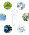 24 Pack Handheld Magnifiers With 5X And 15X Lenses, Kid Friendly Classroom And Home Science Tools, Easy Grip, Outdoor Observation