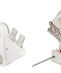 Slick 1 Wire Alternator Conversion Kit For 1971 To 1986 Gm Delco 10Si voltage regulator and brush holder detail.