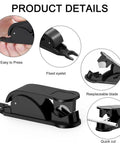 PTFE Tube Cutter Kit For Nylon PU And PVC Tubing Up To Three Quarters Inch OD Durable Plastic Body With Replaceable 304