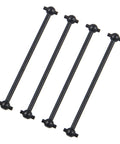 Top Shelf Steel Drive Shaft And Wheel Stub Axle Dogbones Adapter With Axle Hub For Wltoys 144001 14 Scale RC Car Buggy upgrade parts set of 4 black shafts.