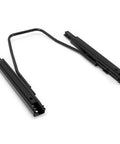 Universal Seat Sliders and Mounting Track Kit With Dual Locking Rails For Most Aftermarket Seats in black coating