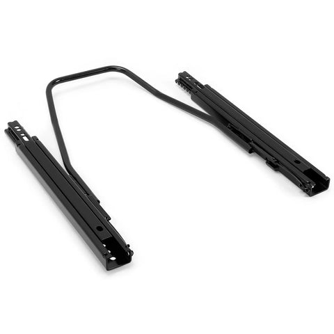 Universal Seat Sliders and Mounting Track Kit With Dual Locking Rails For Most Aftermarket Seats in black coating