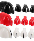 12 Piece Chicken Head Potentiometer Knob Caps Set For Electric Guitar Volume Control And Tone Adjustment Durable Metal Pot Knobs Easy Fit Retro Style Gear Upgrade