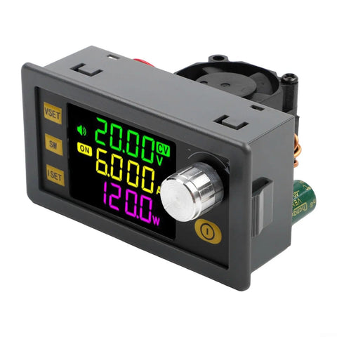 120W Adjustable DC Regulator For DIY Electronics And CNC Projects, Step Up And Down Converter With LCD Display, Model XY-SK120