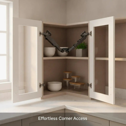 180 Degree Cabinet Hinge With Straight Arm for Corner Cabinets full overlay installation open to 180 degrees