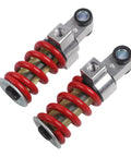 Two red Rear Wheel Shock Absorber Springs for Kugoo Electric Scooter 8 Inch Steel Suspension Replacement Parts Black 2 Pack Easy Install