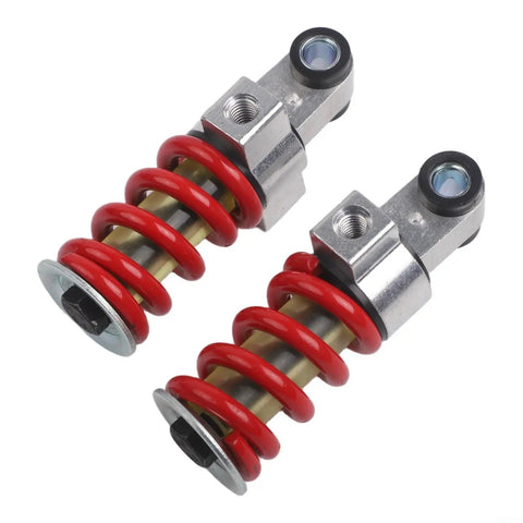 Two red Rear Wheel Shock Absorber Springs for Kugoo Electric Scooter 8 Inch Steel Suspension Replacement Parts Black 2 Pack Easy Install