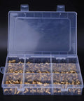 Grease Nipple Assortment Kit With 160 Piece Zerk Fittings In M6 M8 M10 And 45 90 180 Degree Angles Heavy Duty Gear in plastic case