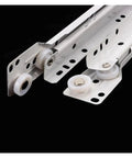 Close-up of Full Extension Drawer Slides 1 Pair Quiet Glide Drawer Tracks for Office and Home, No Fuss Tool-Free Install
