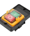 Heavy Duty Push Button Switch 120V 220V 380V 10A On Off Self Locking Button Auto Reset Off with interior screw terminals