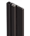 Heavy Duty Continuous Geared Door Hinge In Dark Bronze Anodized Aluminum Full Surface 83 Inch Center Pivot Tamperproof For Storefront Doors High Traffic Public Building Solution Comparable To Select SL57