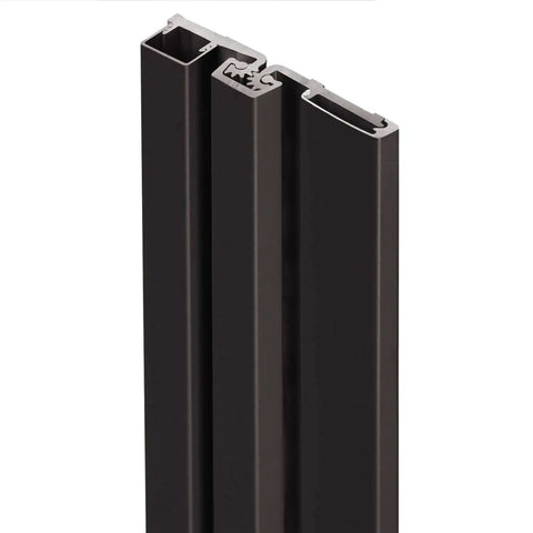 Heavy Duty Continuous Geared Door Hinge In Dark Bronze Anodized Aluminum Full Surface 83 Inch Center Pivot Tamperproof For Storefront Doors High Traffic Public Building Solution Comparable To Select SL57