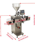 Automatic Servo Filling Machine For Pastes And Liquids Features Plug N Play Setup and No Sweat Operation Delivers Rock Solid Precision For Honey Jam Peanut Butter Sauces 100 To 1000 Ml Range with stainless steel design.