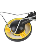 Sonew Digital Distance Measuring Wheel with LCD Display – Hand Push Folding close-up of measurement wheel handle and rubber base.