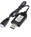XH-3P USB Charger Cable For 7.4V RC Cars Trucks Boats And More Fast Stable Charging with connector and USB plug