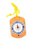 Trail Ready Orienteering Compass Tool with high precision for hiking and camping, featuring luminous dial and yellow lanyard.