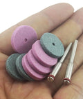 Rotary Grinding Stone Set 50 pcs with eighth inch shank aluminum oxide mounted grinding wheels for metal polishing