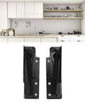 80-degree foldable cabinet hinge made from cold rolled steel, shown with a modern kitchen background, pack of 2 for cabinets and sofas.