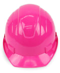 Hi Vis Pink Cap Style Hard Hat With Four Point Ratchet Suspension For Construction And Outdoor Work Lightweight Safety Helmet