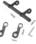 Bike Handlebar Extender With Dual Clamp Mount For Extra Space On Your Bar For Lights GPS Phone Mounts Speedometers Bottle Cages And More Lightweight Aluminum Durable Rust Resistant Bicycle Accessory, 7.9 inch dimensions with tools