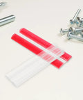 Self Adhesive Acrylic Cabinet And Window Hinges With Adjustable Angles 4 Pack Transparent Piano Hinges
