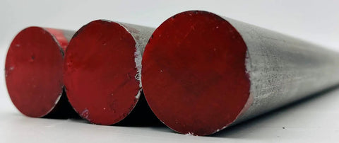 1 Inch Diameter Cold Rolled Round Steel Bar Pack Of 3 For Welding, Machining, Drilling And Fab Work Low Carbon 1018 Grade Steel For Bends, Forming, Gears, Pins And Precision Parts. Three 1-inch 1018 steel bar ends