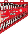 Ratcheting Combination Wrench Set With 2.5 Degree Arc Swing And 144 Ratcheting Positions Pro Grade Heavy Duty Open End Grip