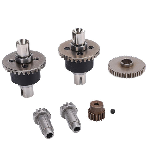 High Hardness RC Car Gear Set With Differential And Upgraded Gears For One Sixteenth Scale Models 16101 16102 16103