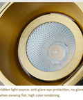 3 Inch Recessed Led Can Lights Solid Brass Eyeball Spotlight 30 Degree Rotatable Downlight Kit showing anti-glare LED lens.