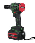 Klanata Cordless Brushless Impact Wrench 20V 1/2-Inch Drive with 4Ah battery, designed for heavy duty tasks.