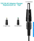 15V 2A AC DC Power Supply Adapter Charger Cable Cord For Theragun Mini Gen 1 And Theragun Prime Massager Gun Direct Replacement