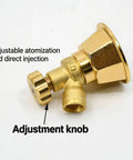 Adjustable Brass Nozzle Sprayer For Agriculture High Pressure Atomization with Adjustment Knob